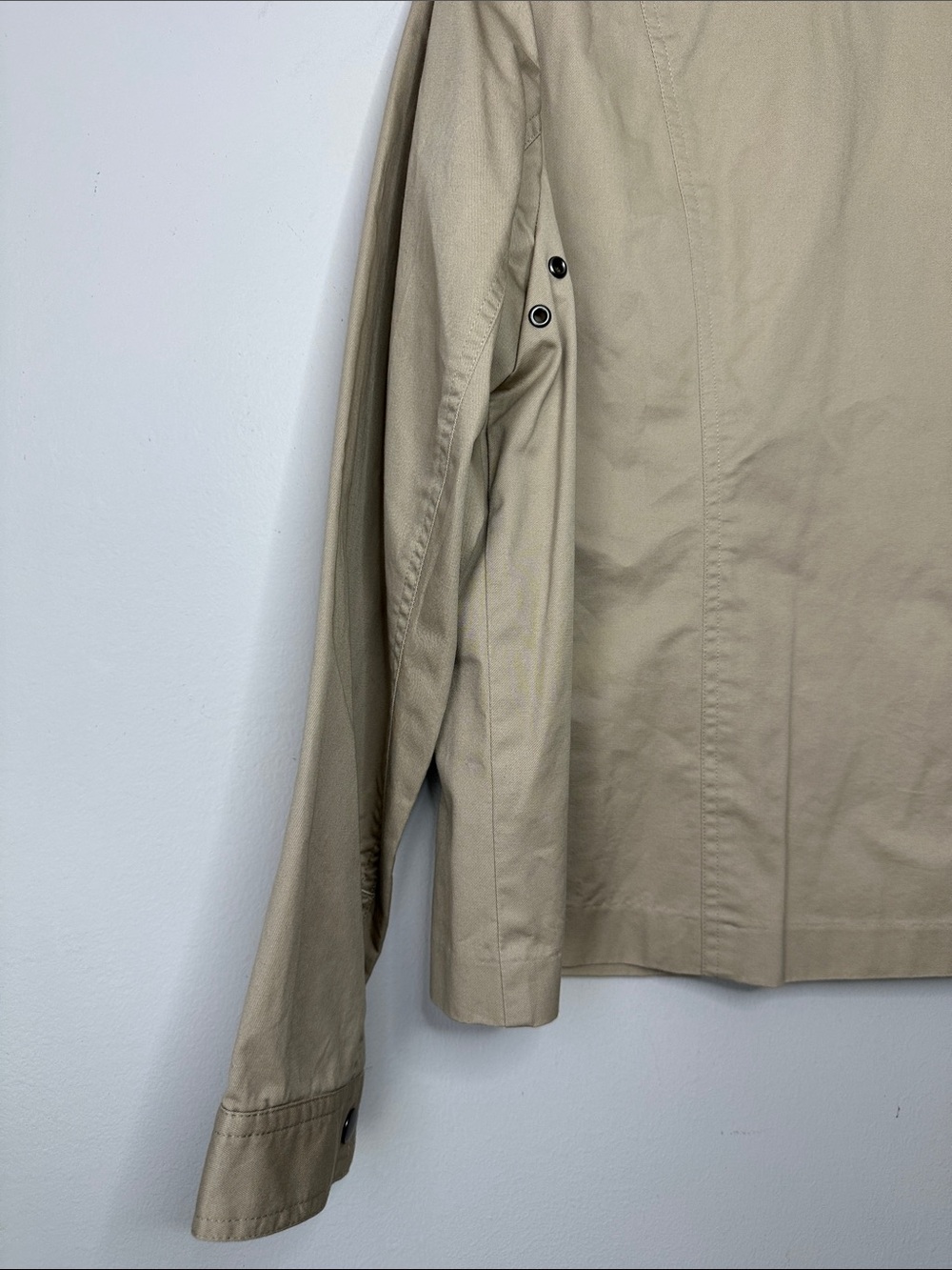 Lightweight Beige Utility Jacket - Picture 5 of 7